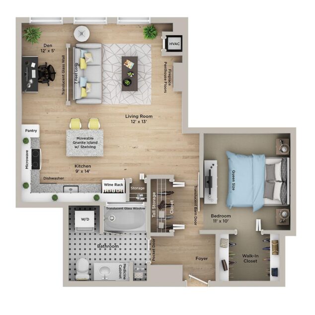 1 bedroom apartment for rent