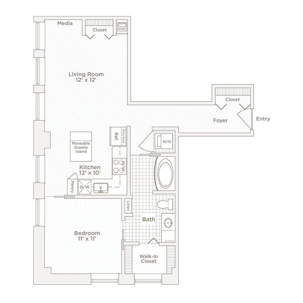 1 bedroom apartment for rent