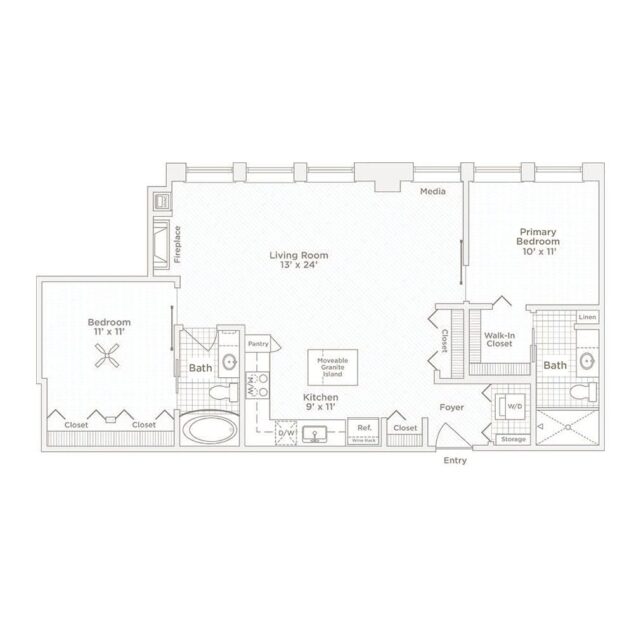 2 bedroom apartment for rent