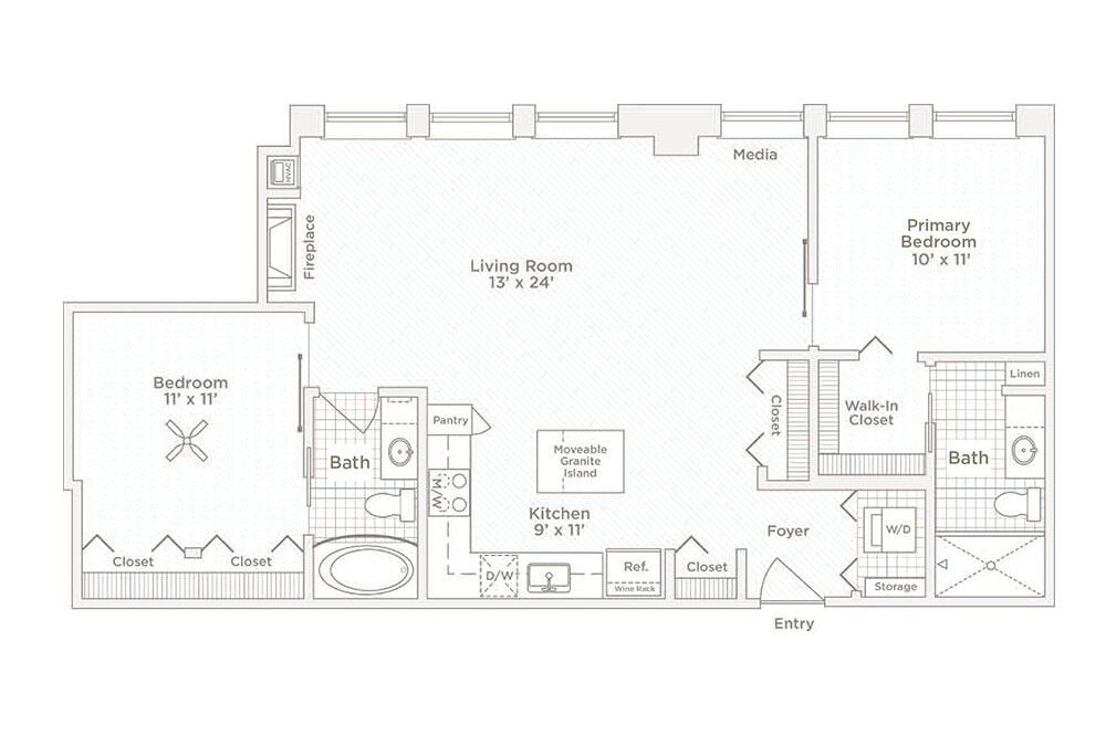 2 bedroom apartment for rent