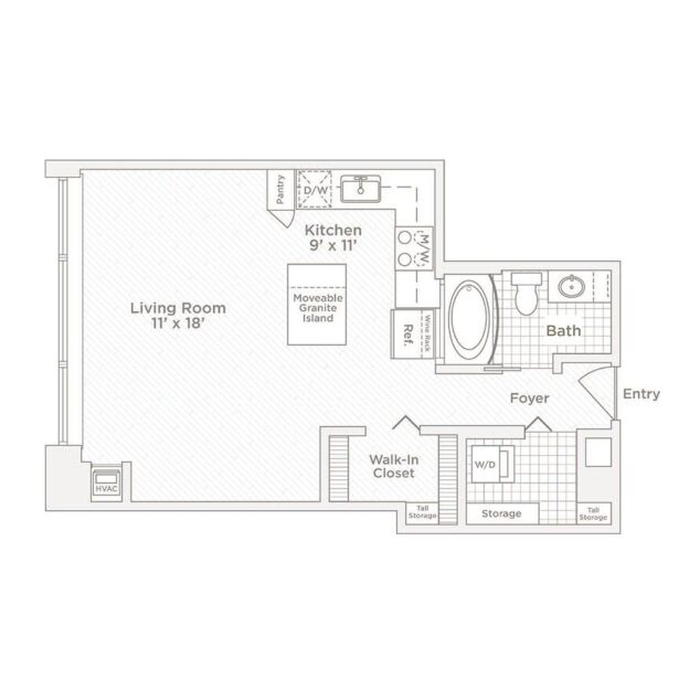 0 bedroom apartment for rent