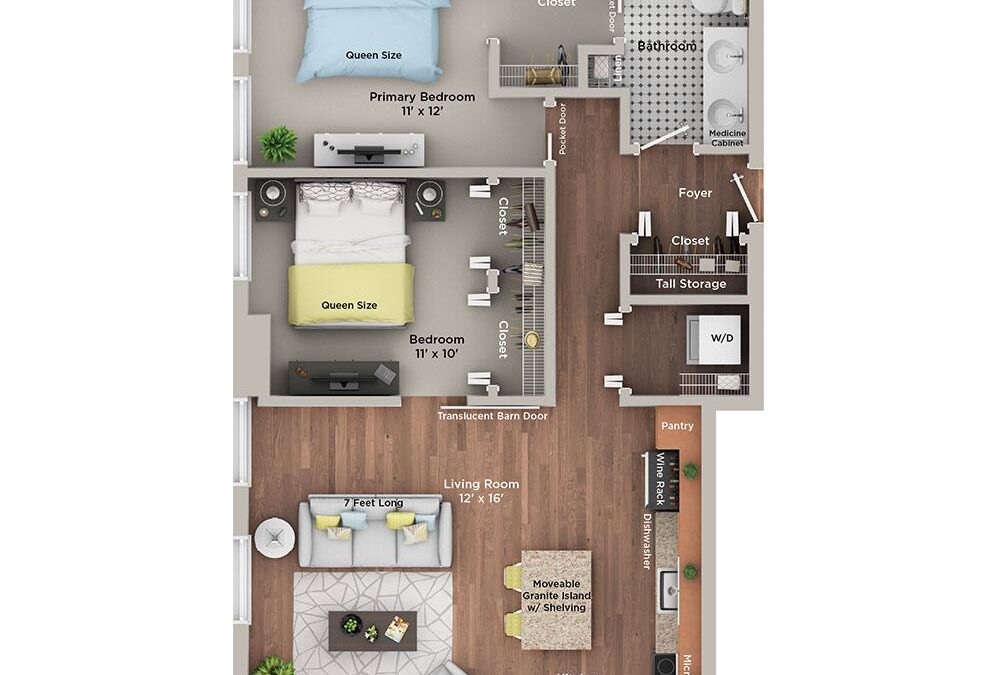 2 bedroom apartment for rent