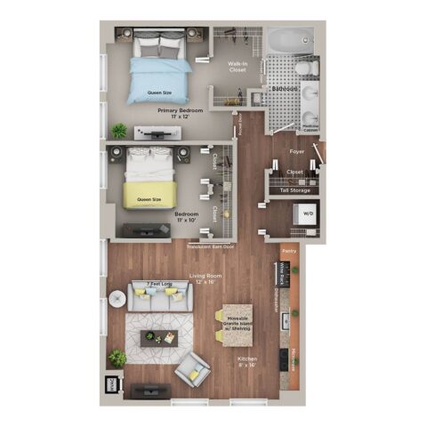 2 bedroom apartment for rent