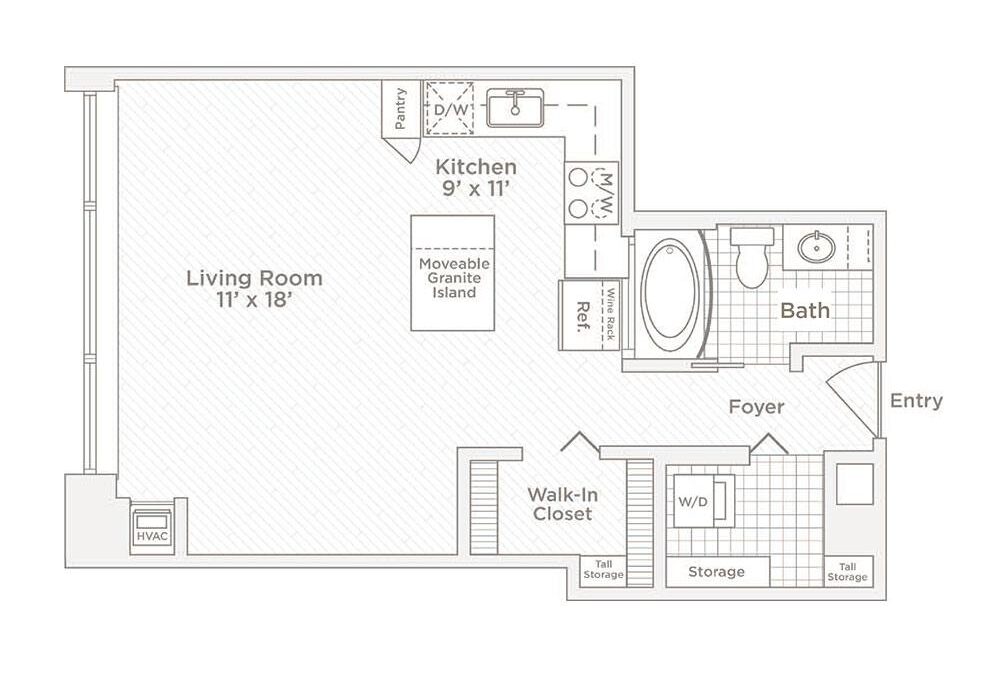 0 bedroom apartment for rent