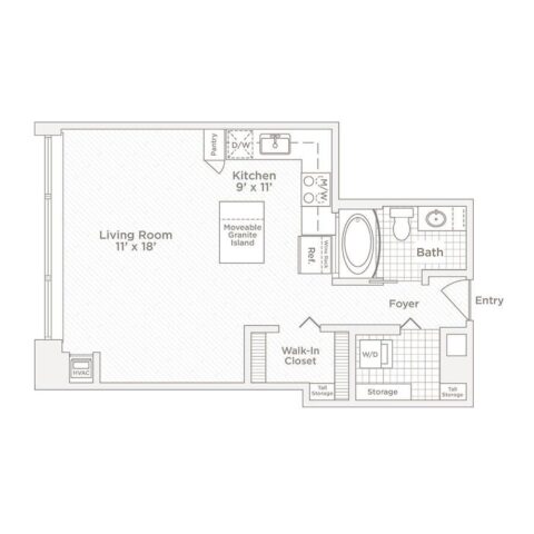 0 bedroom apartment for rent