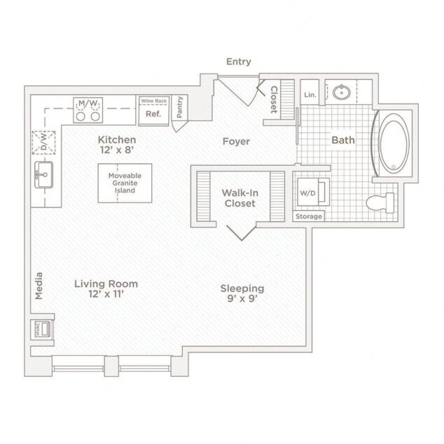 0 bedroom apartment for rent