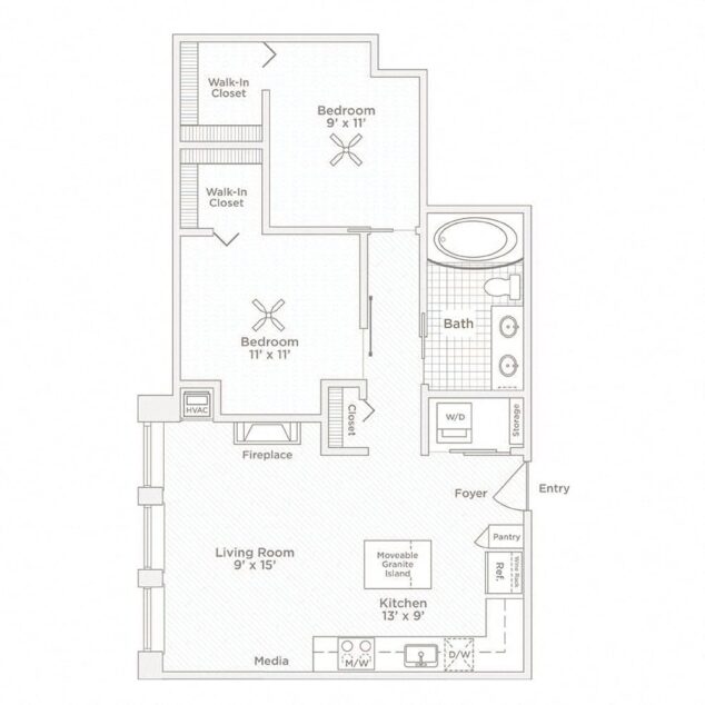 2 bedroom apartment for rent